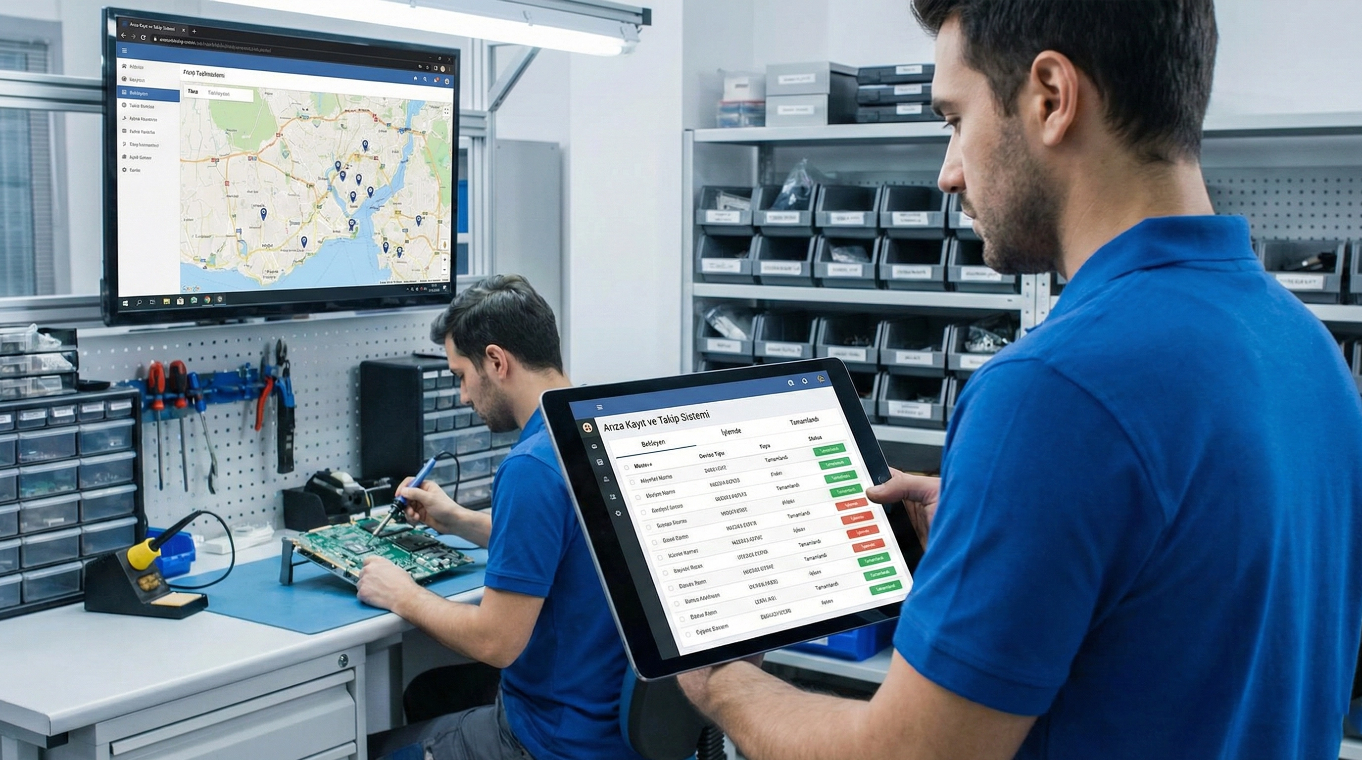 Teknik Servisler İçin Arıza Kayıt ve Takip Sistemli Web Çözümleri.